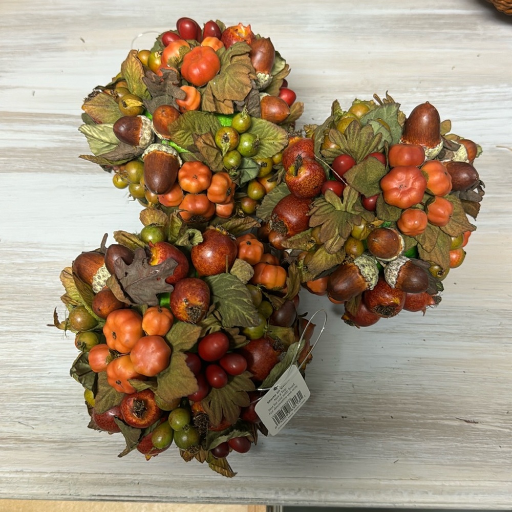 Fall decor balls